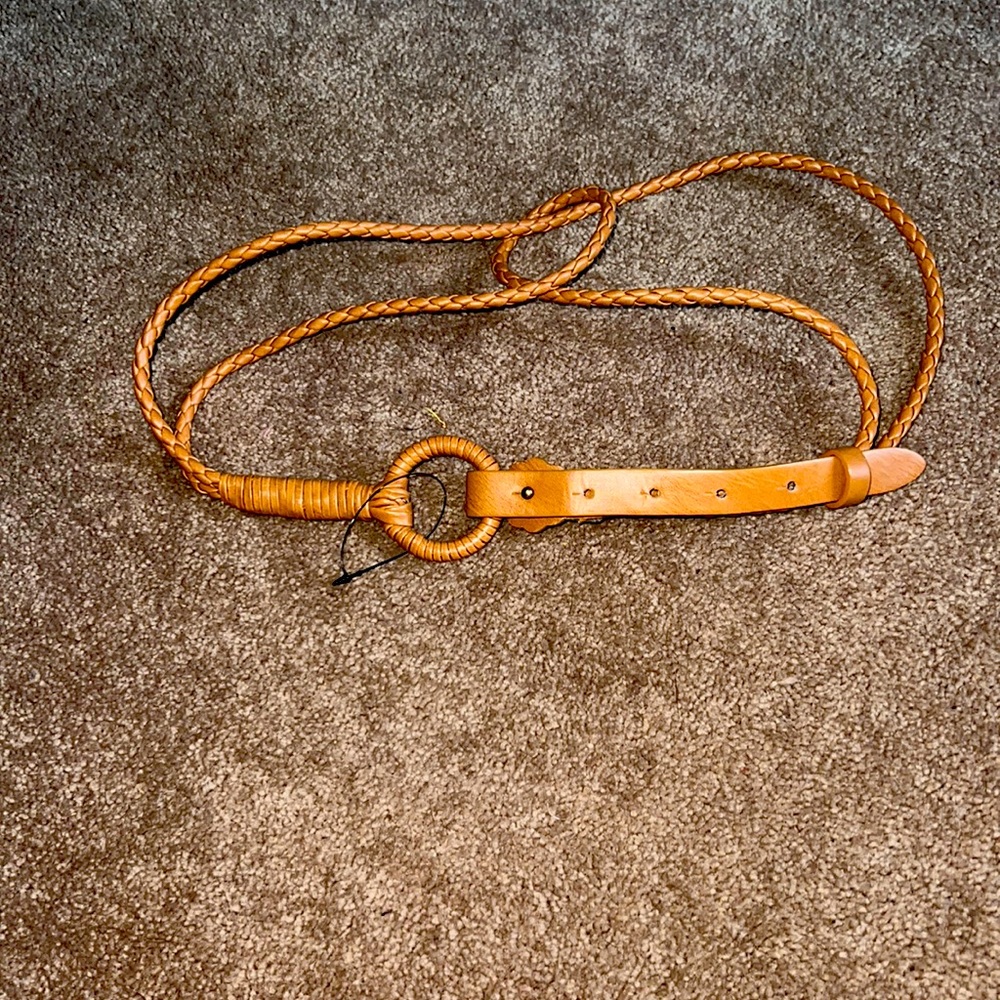 Girls size small brown belt